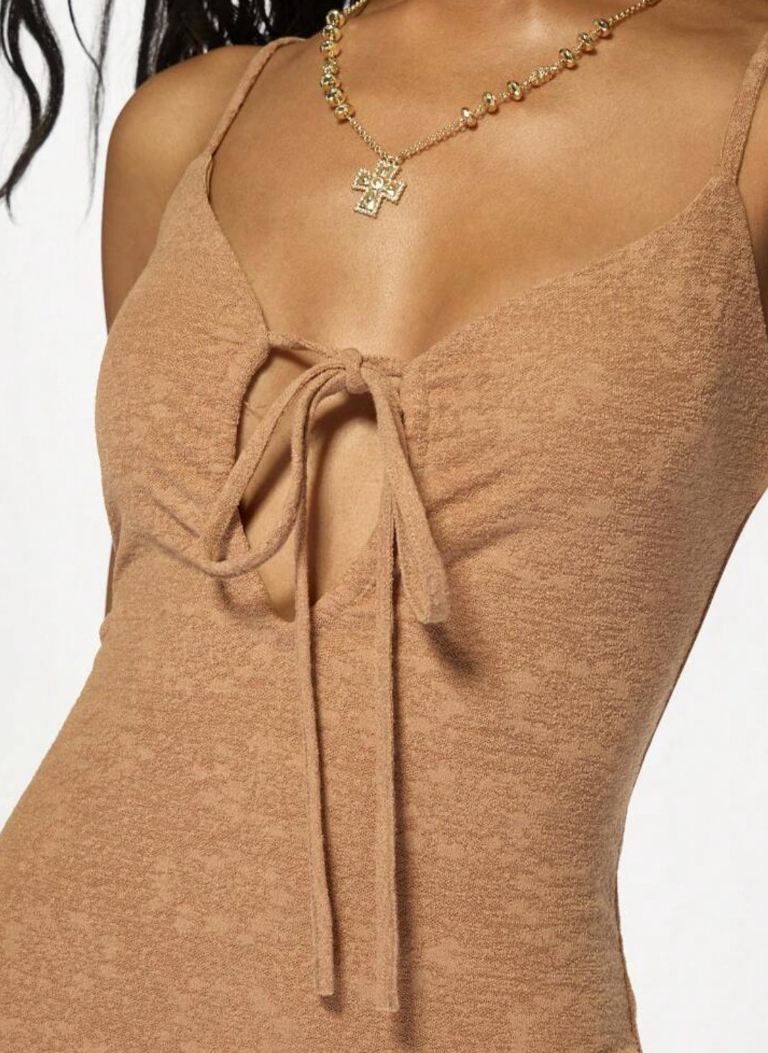 Vestido castanho