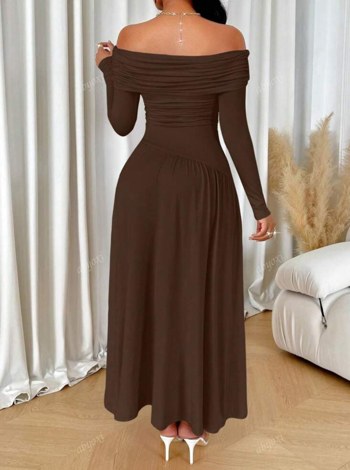 Vestido chocolate