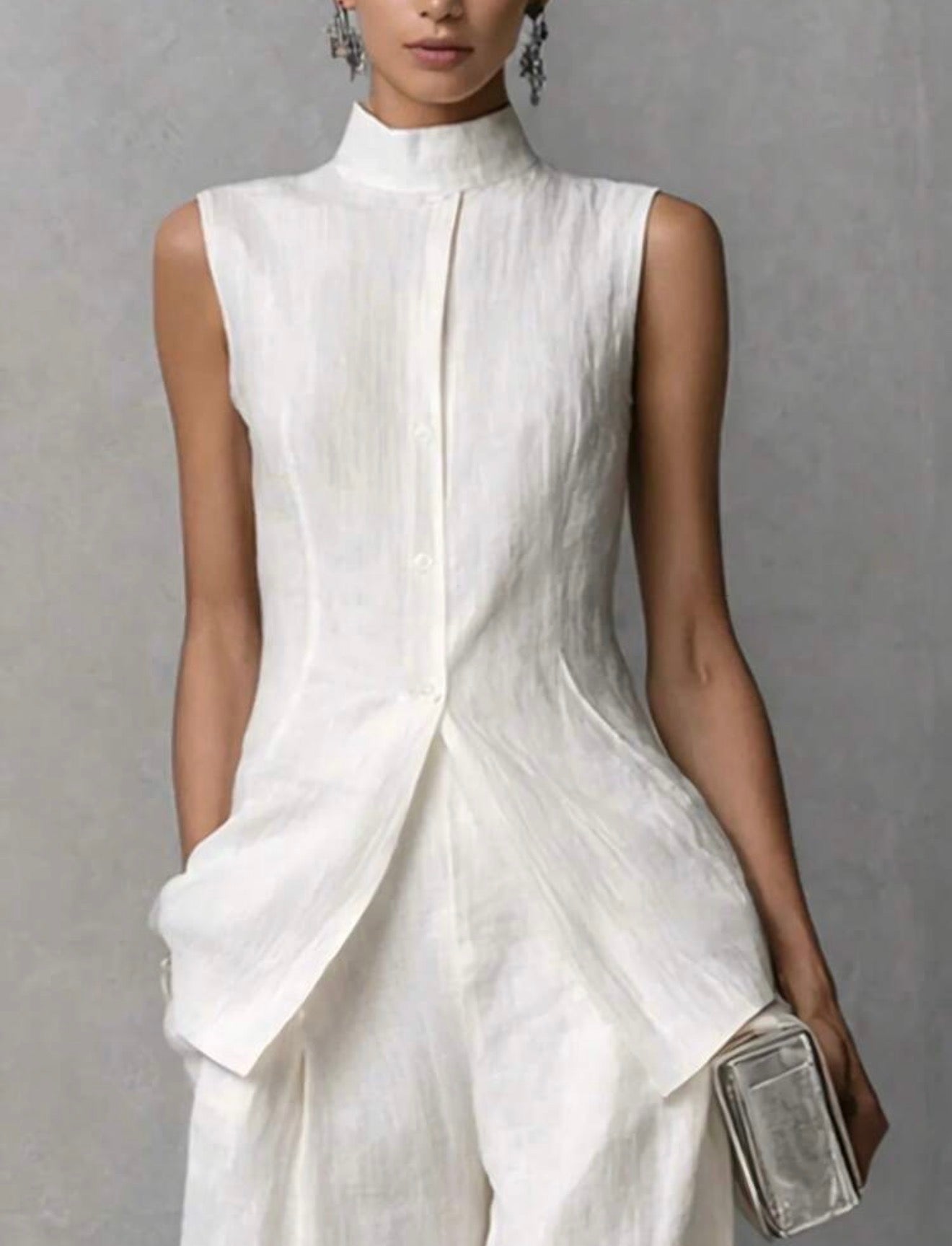 Conjunto casual branco