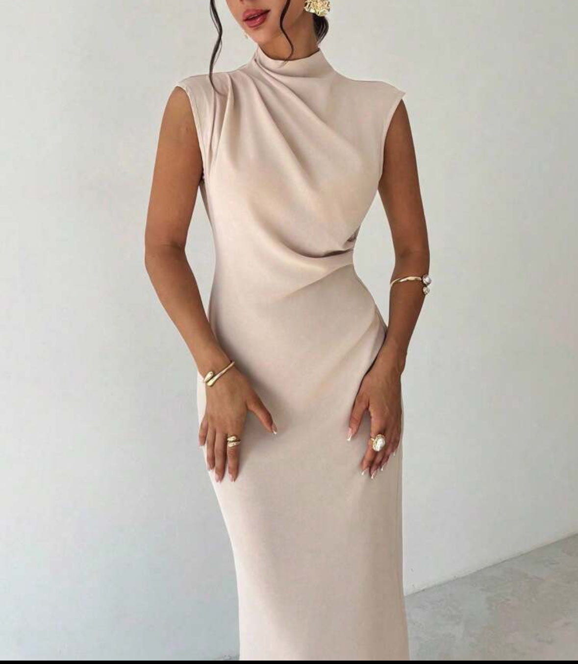 Vestido bege