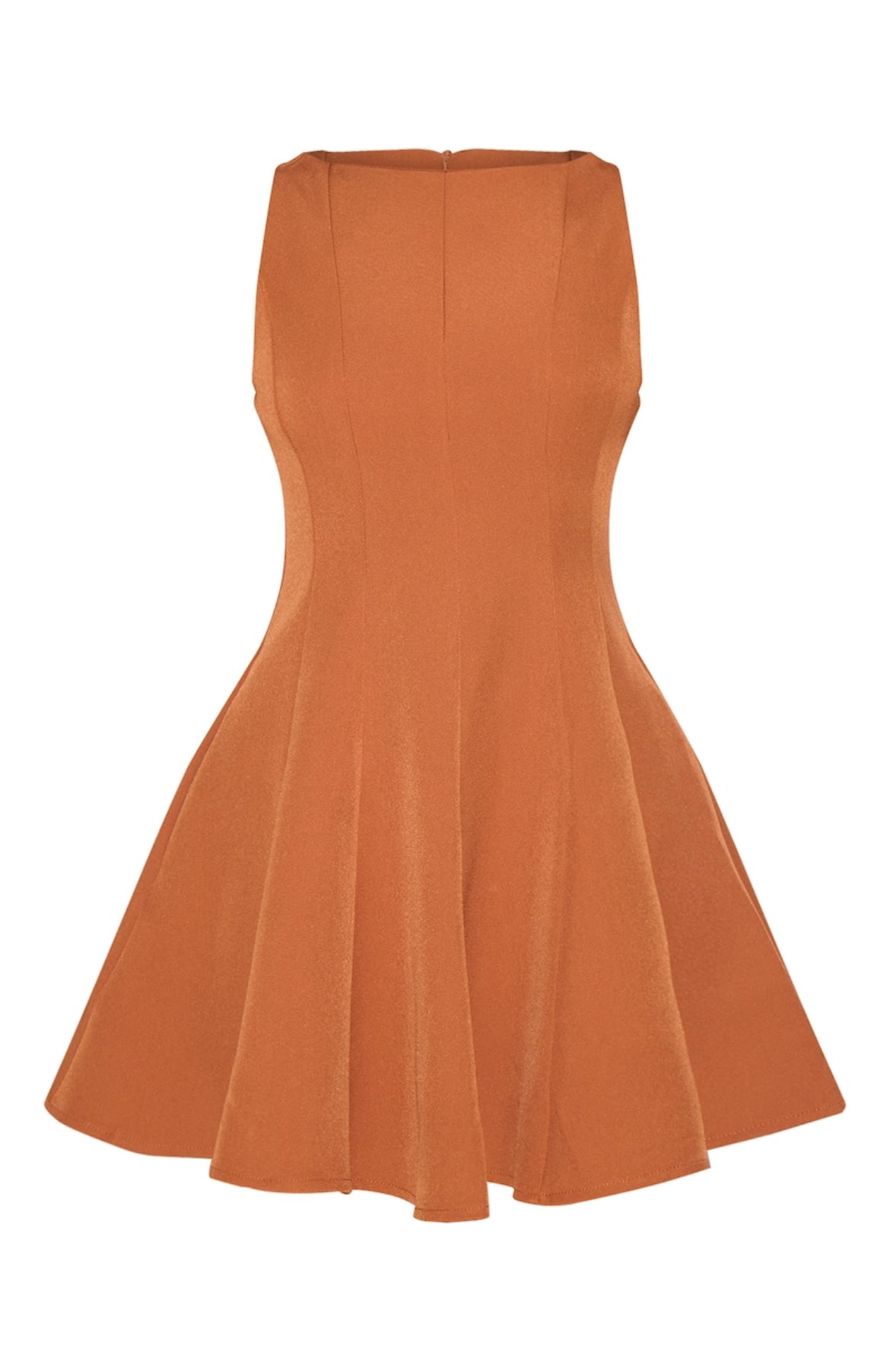 Vestido castanho elegante