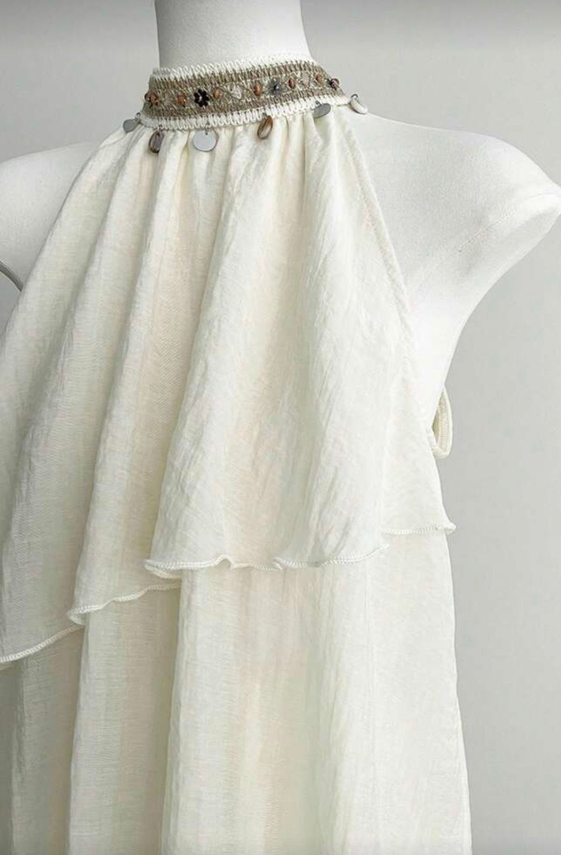 Vestido creme