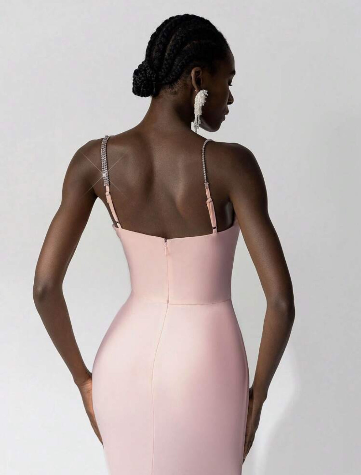Vestido elegante rosa