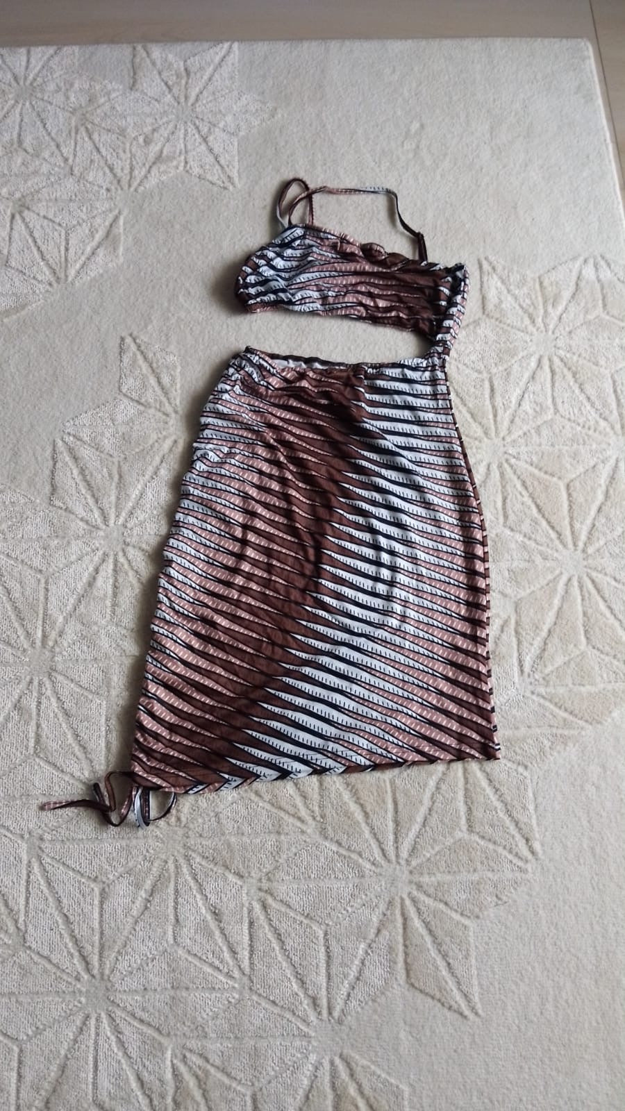 Vestido multicolorido