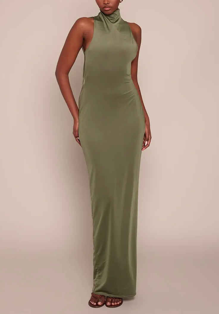 Vestido verde elegante