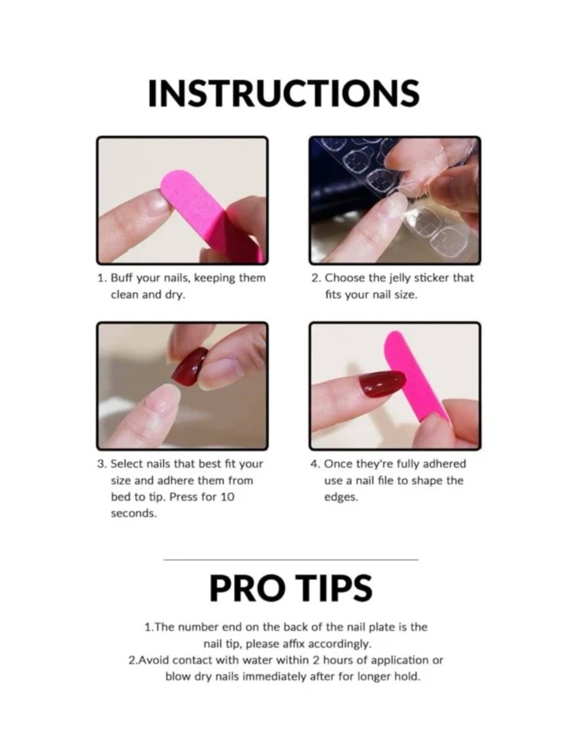 Unhas Halloween 24 pçs