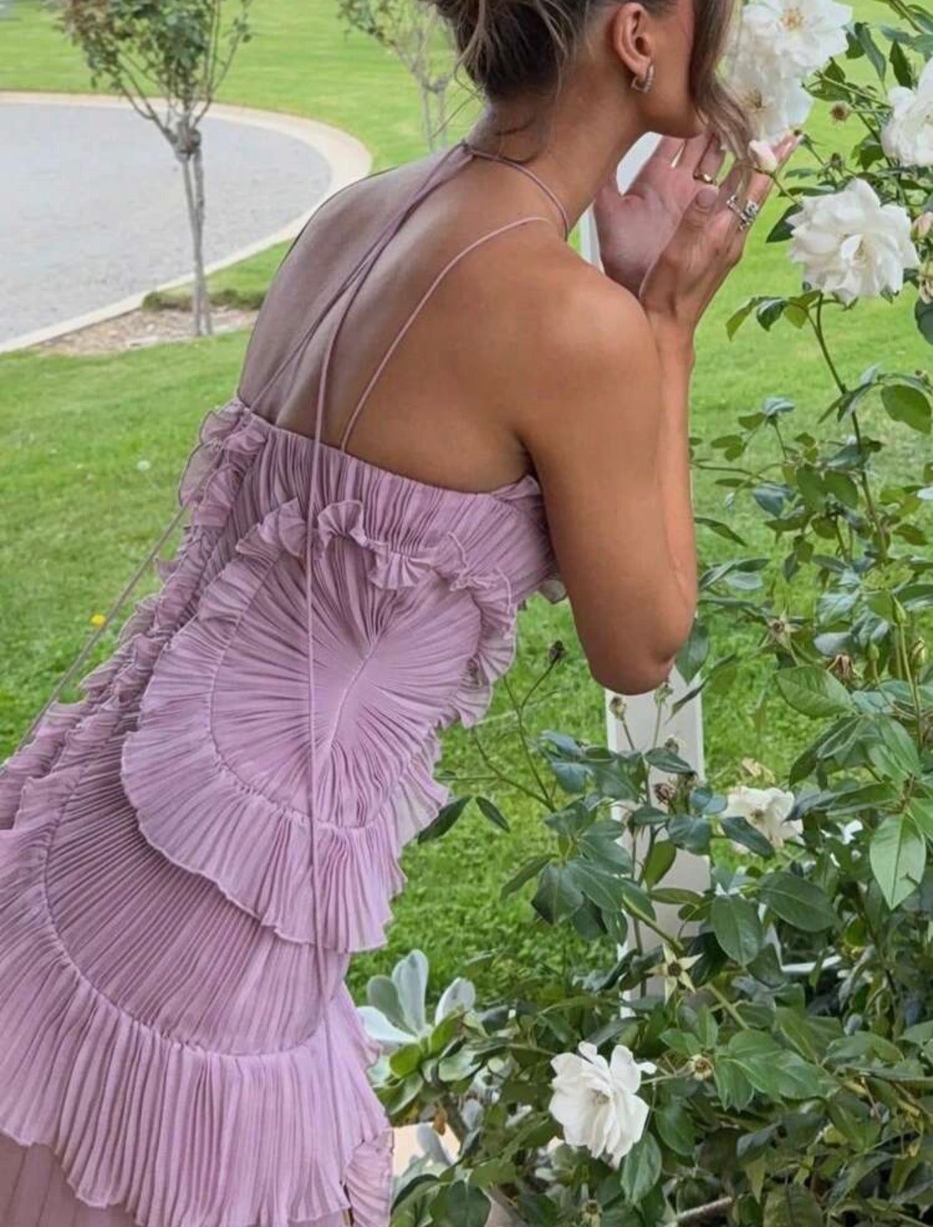 Vestido casual roxo