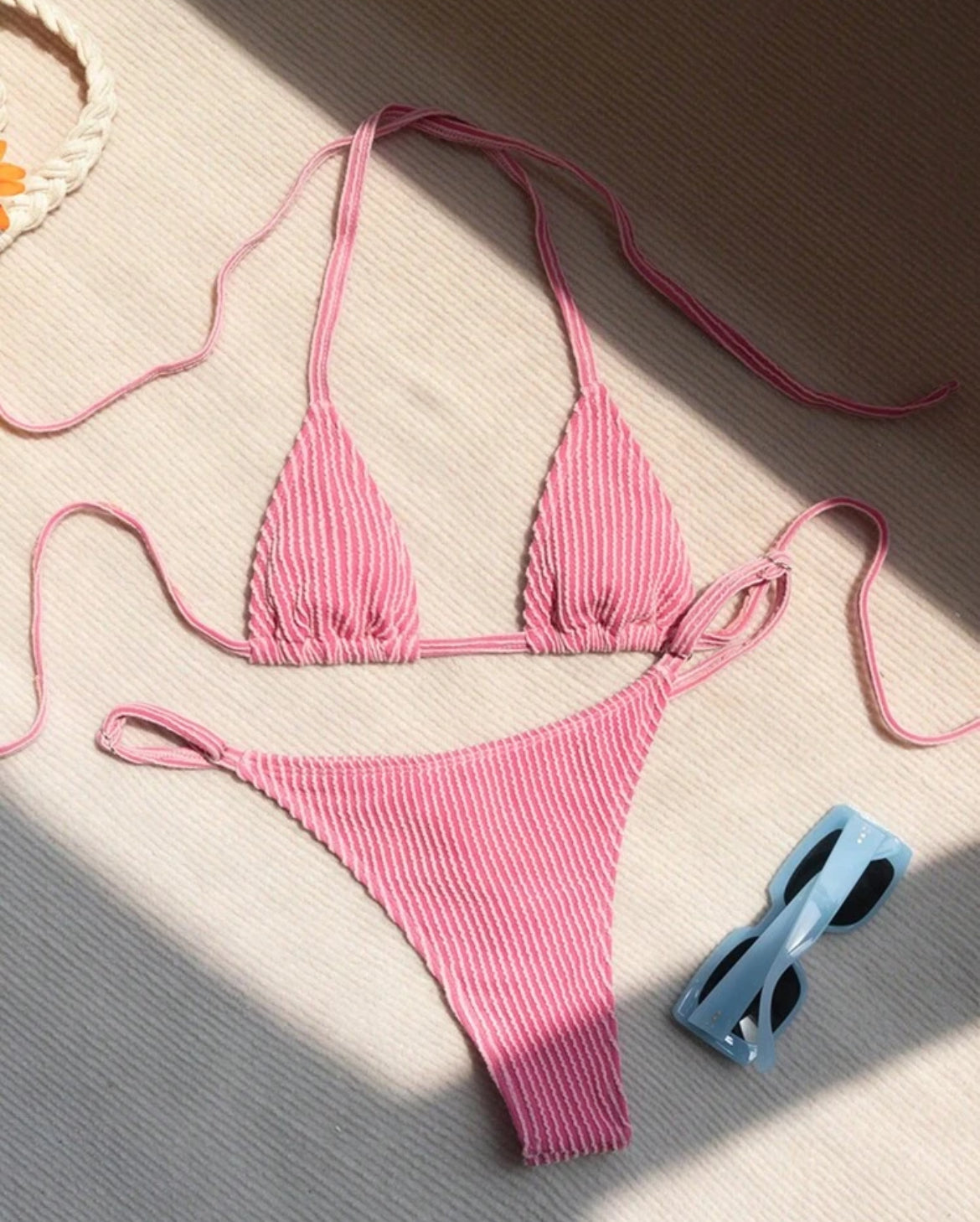 Fato de banho rosa