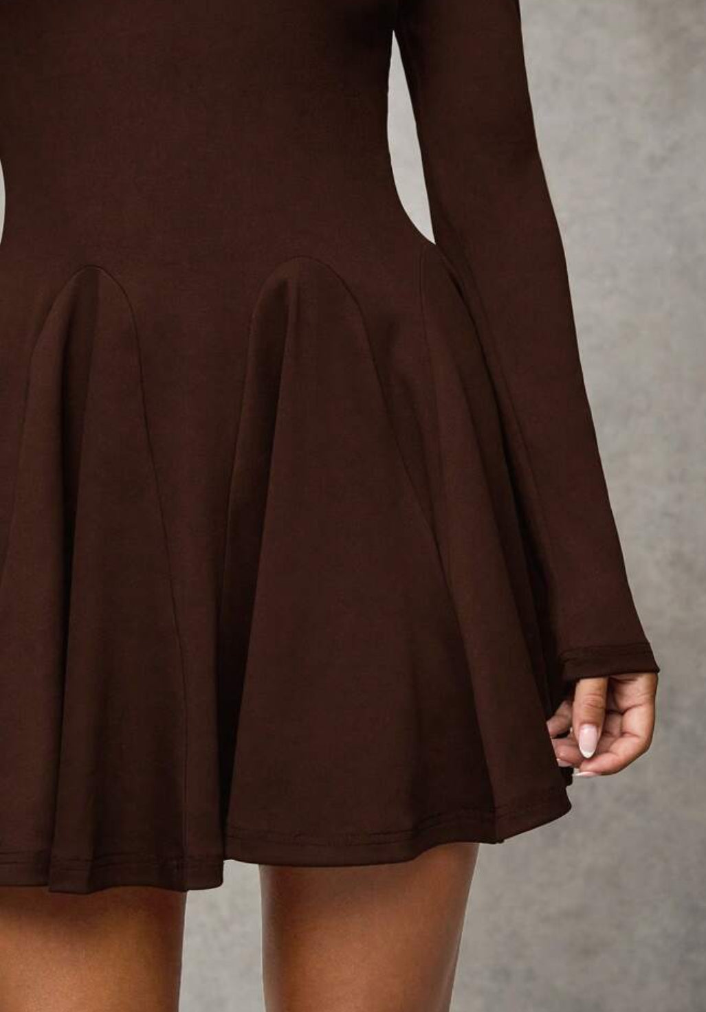 Vestido castanho