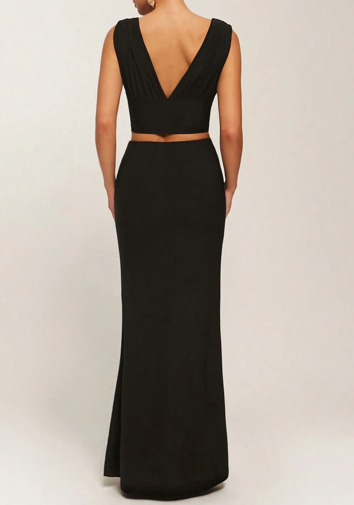 Conjunto preto elegante