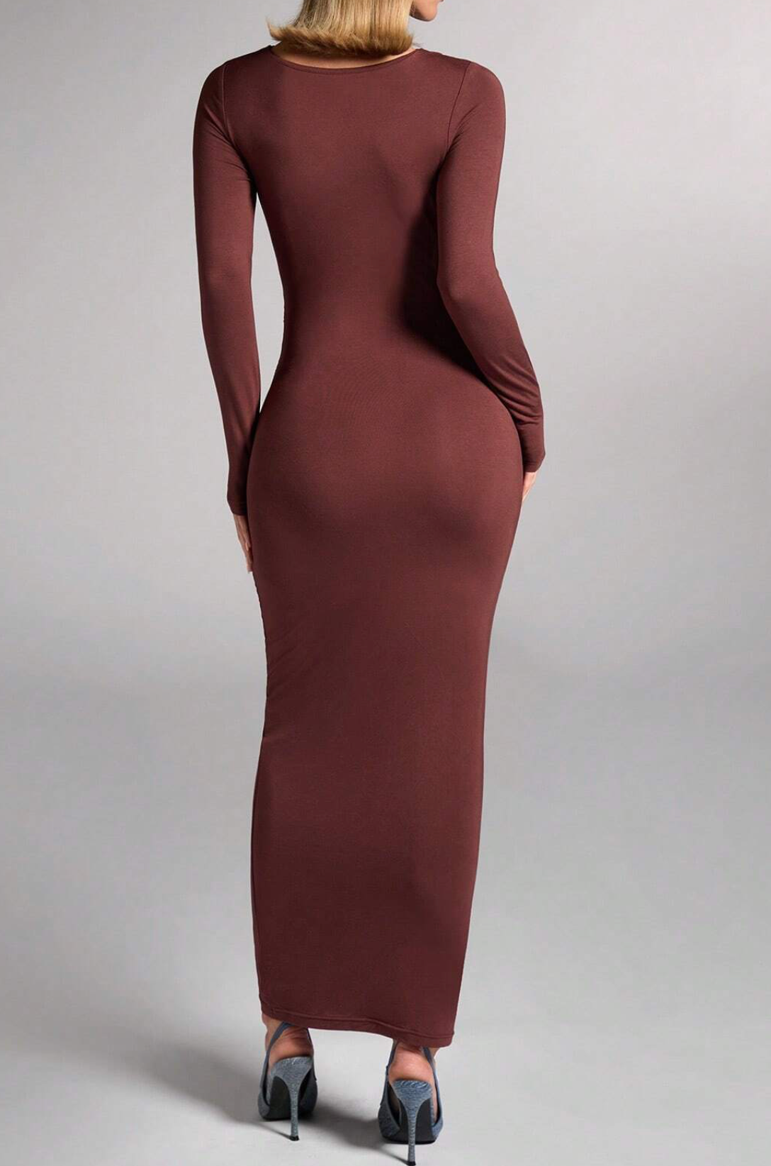 Vestido bordó