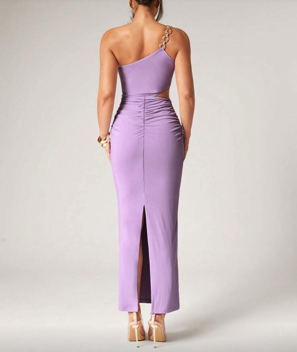 Vestido elegante roxo