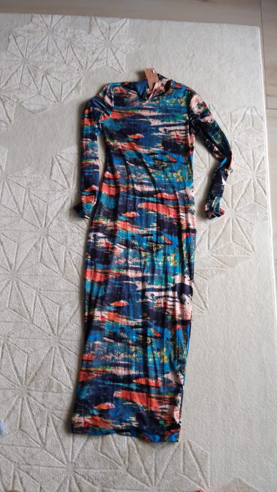 Vestido multicolorido