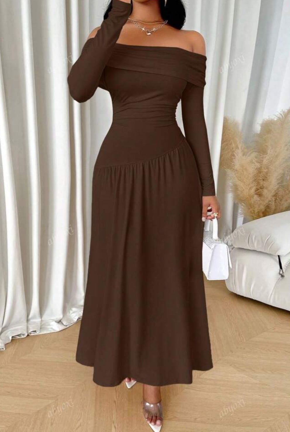 Vestido chocolate