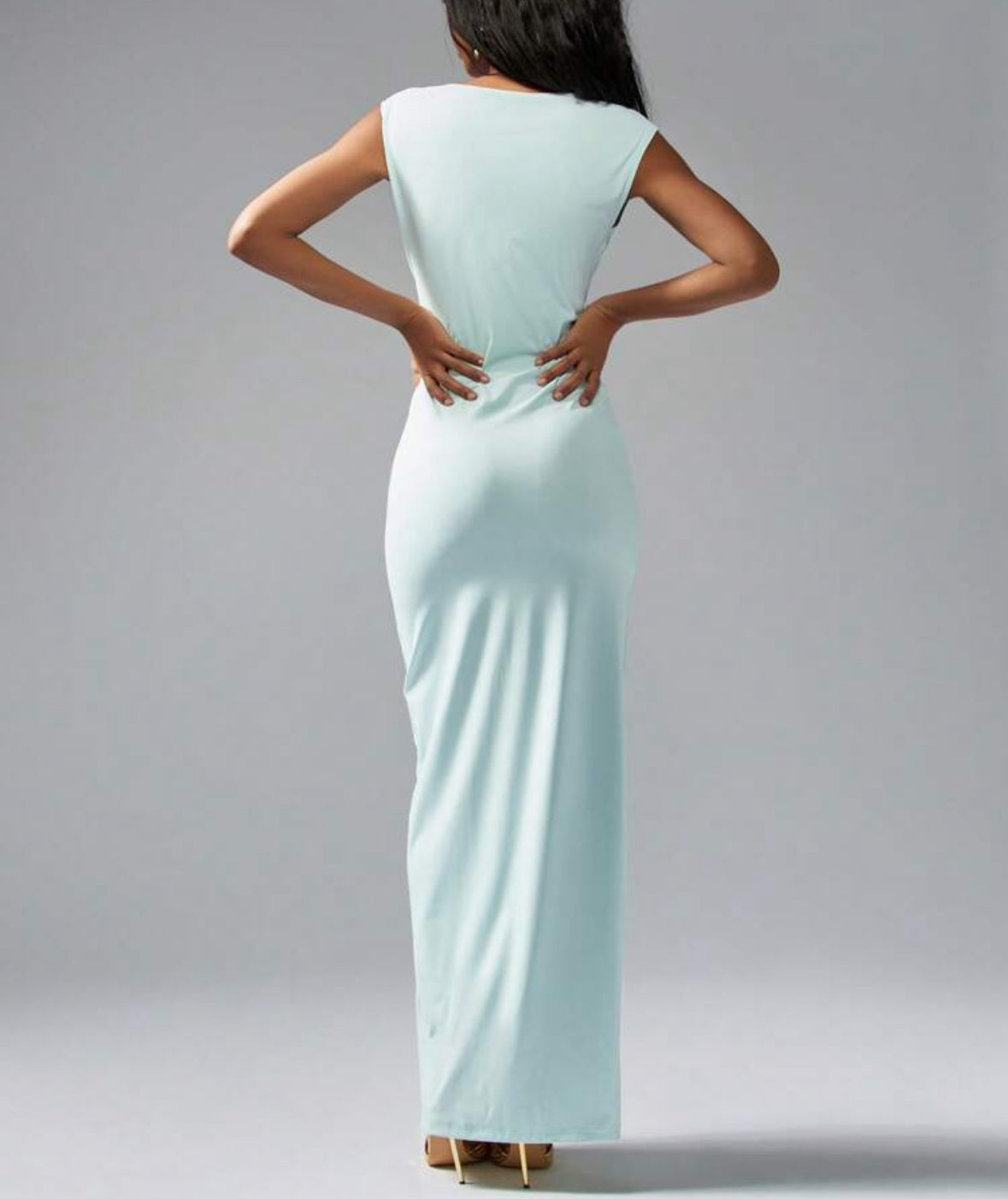 Vestido azul marinho
