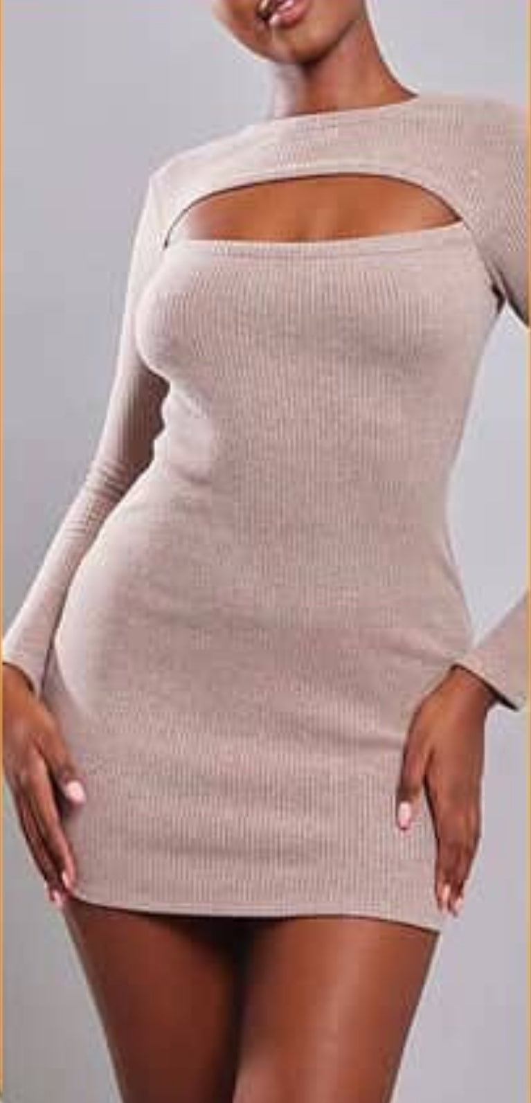 Vestido bege