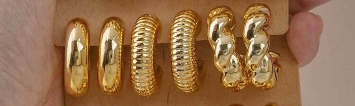 Pack de 3 pares de brincos