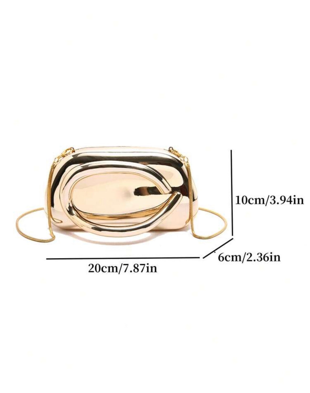 Bolsa vintage dourada
