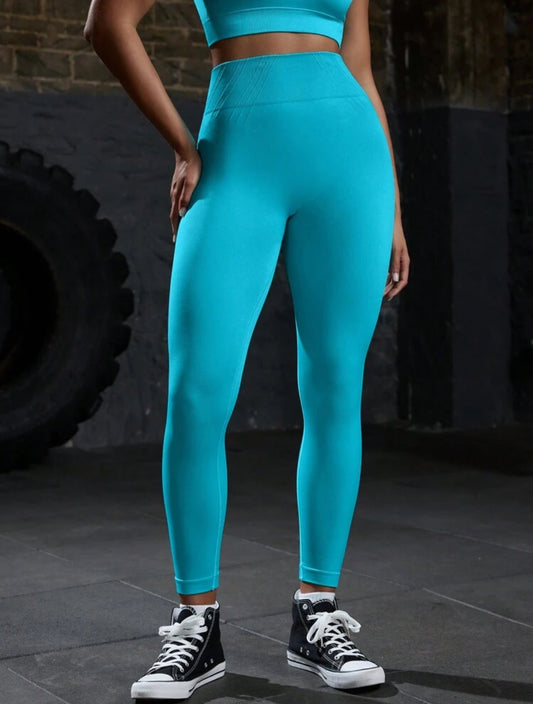 Legging desportiva azul