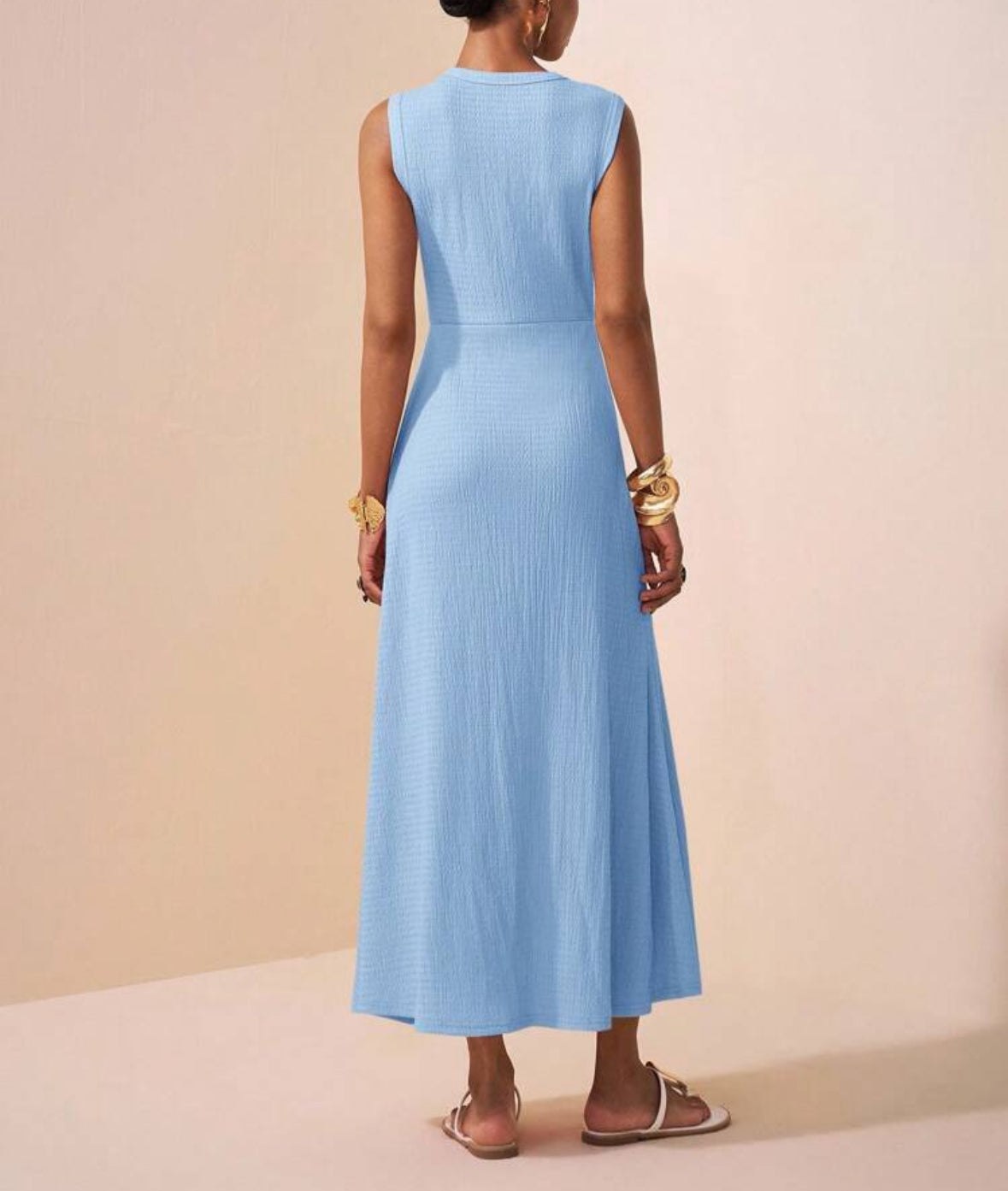 Vestido de verão azul