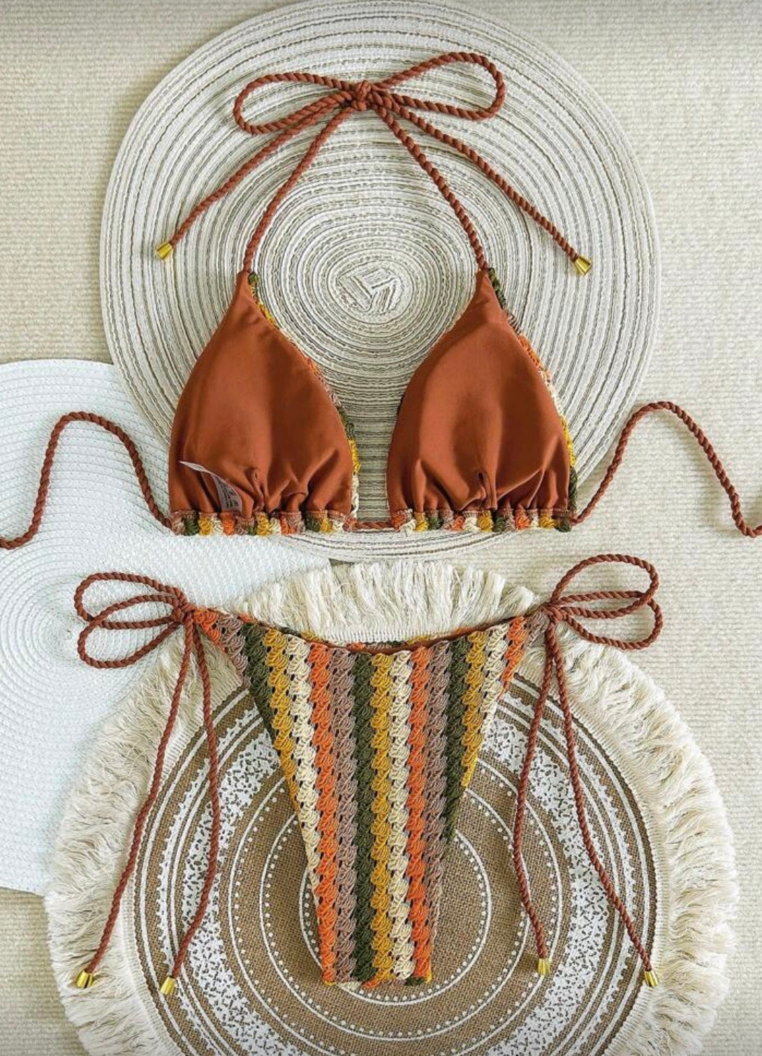 Fato de banho multicolor