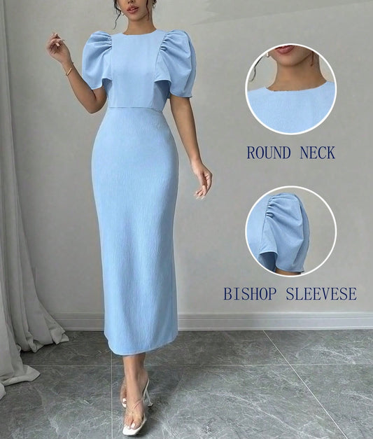 Vestido elegante azul