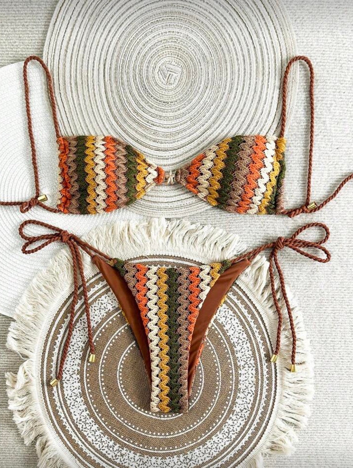 Fato de banho multicolor