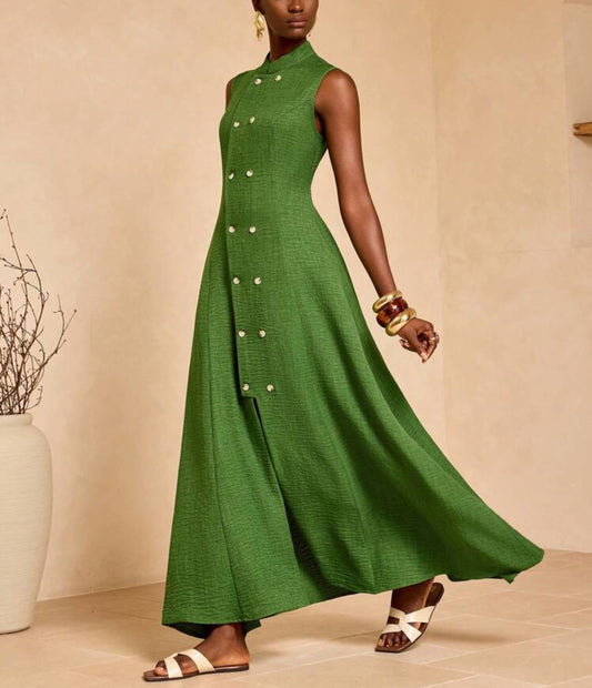 Vestido ocasional verde