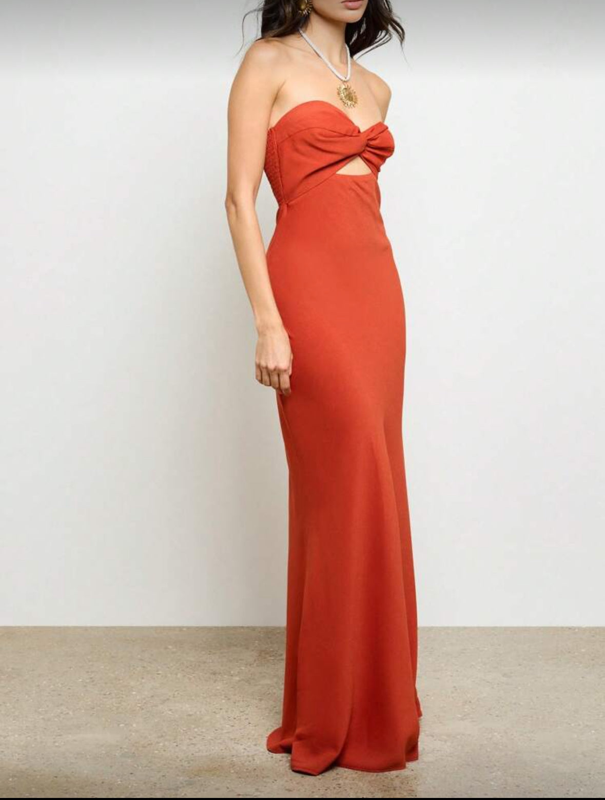 Vestido elegante vermelho