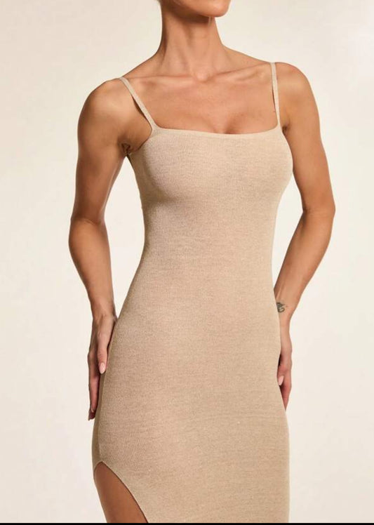 Vestido bege