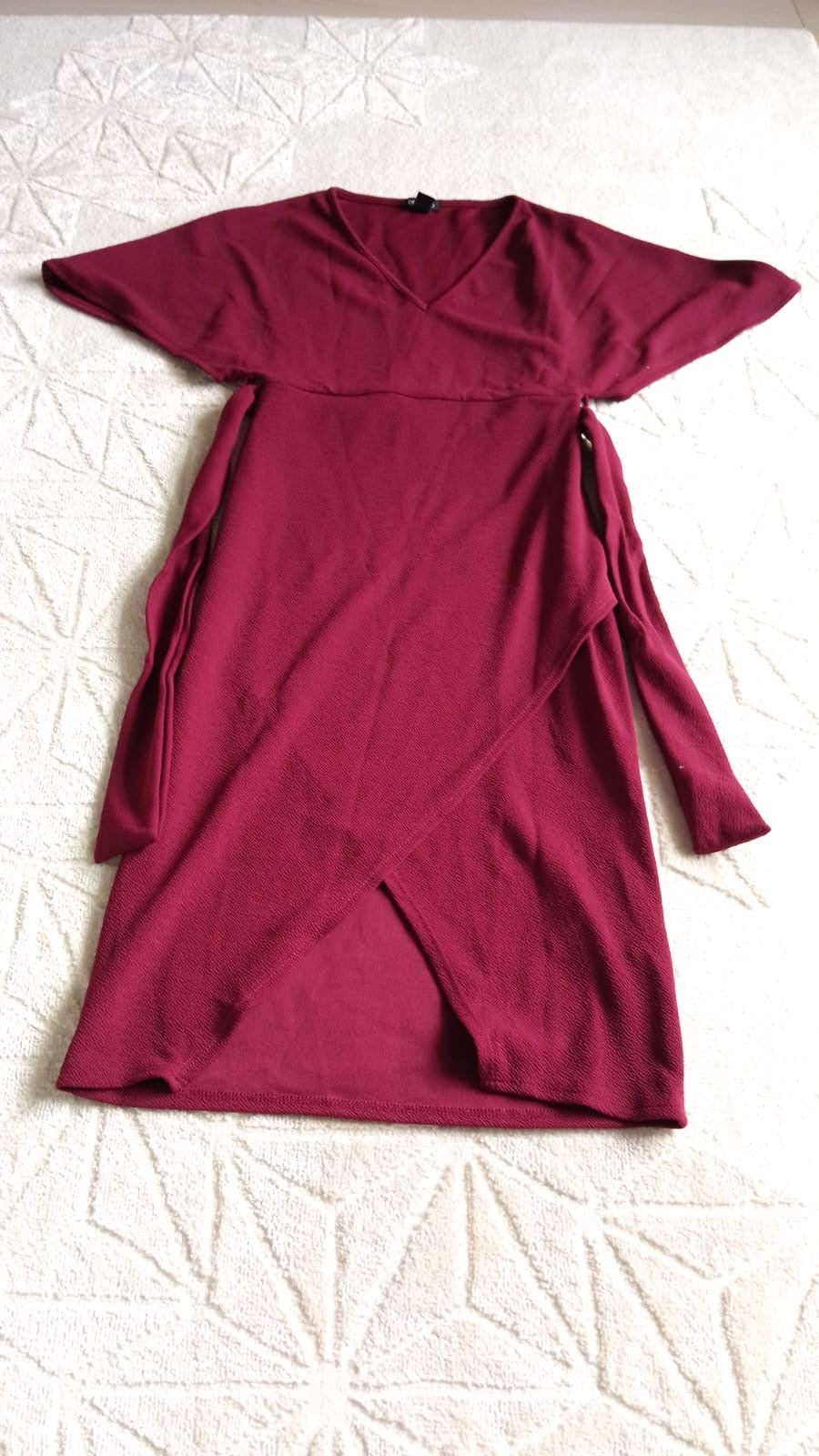 Vestido cor de vinho