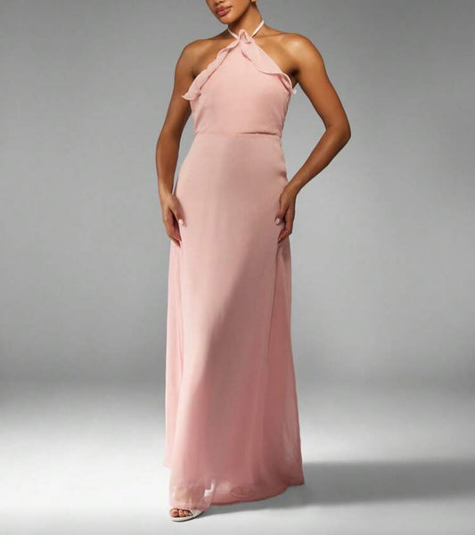 Vestido elegante rosa