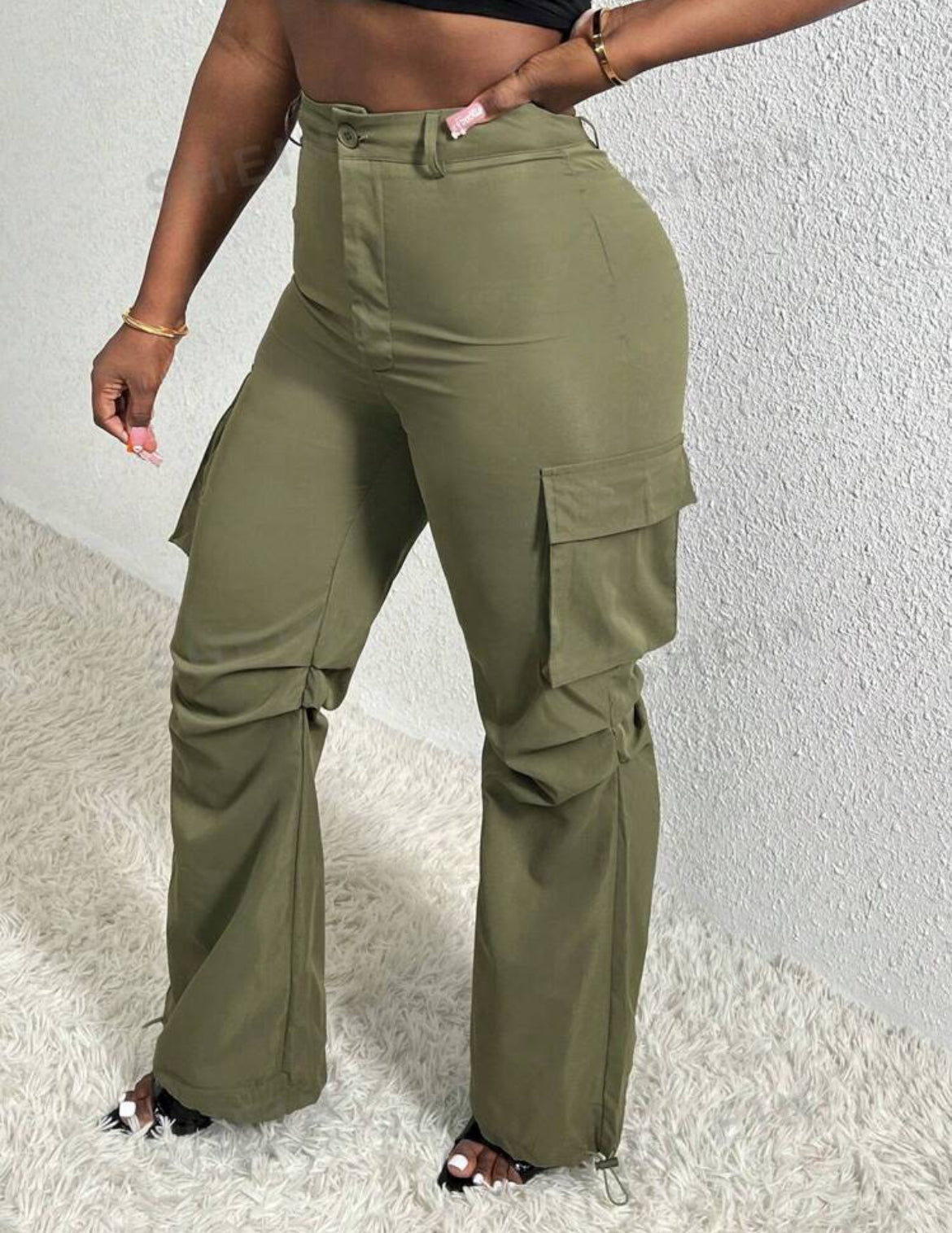 Calça cargo verde