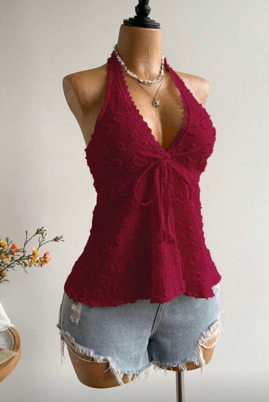Top vermelho