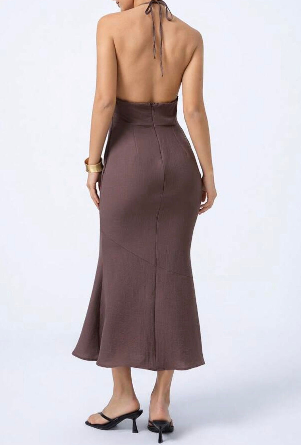 Vestido castanho