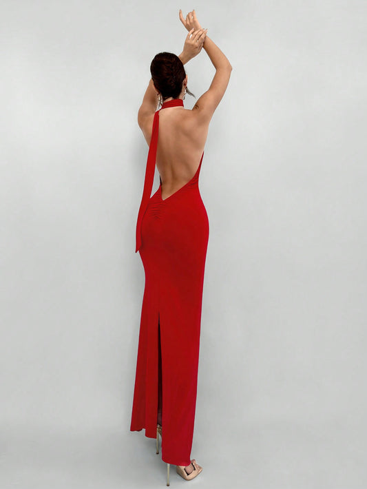 Vestido sexy vermelho