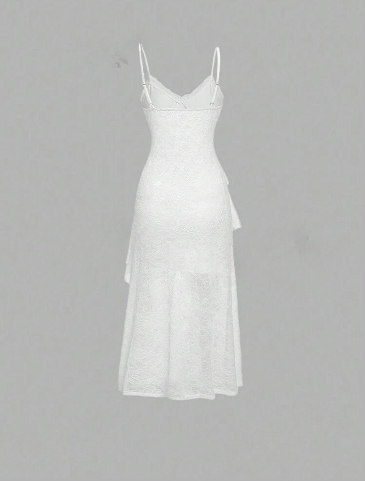 Vestido rendado branco