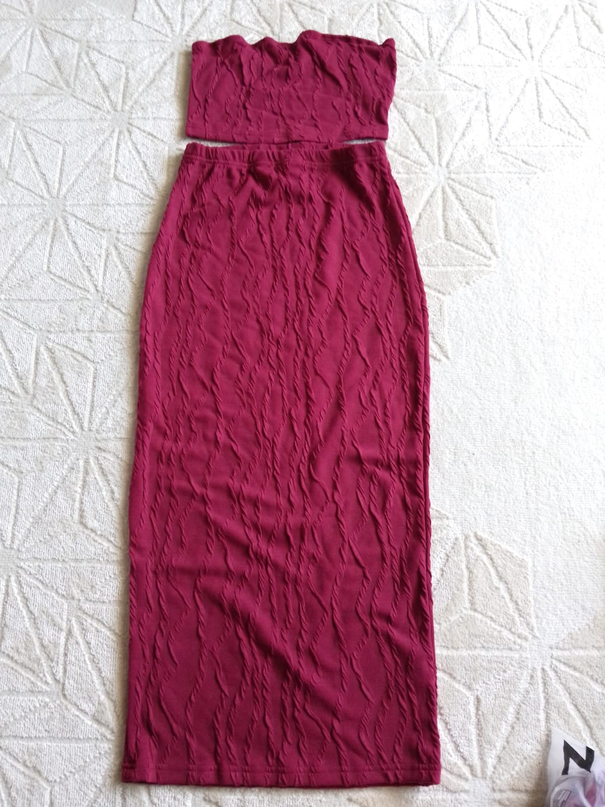 Conjunto bordó