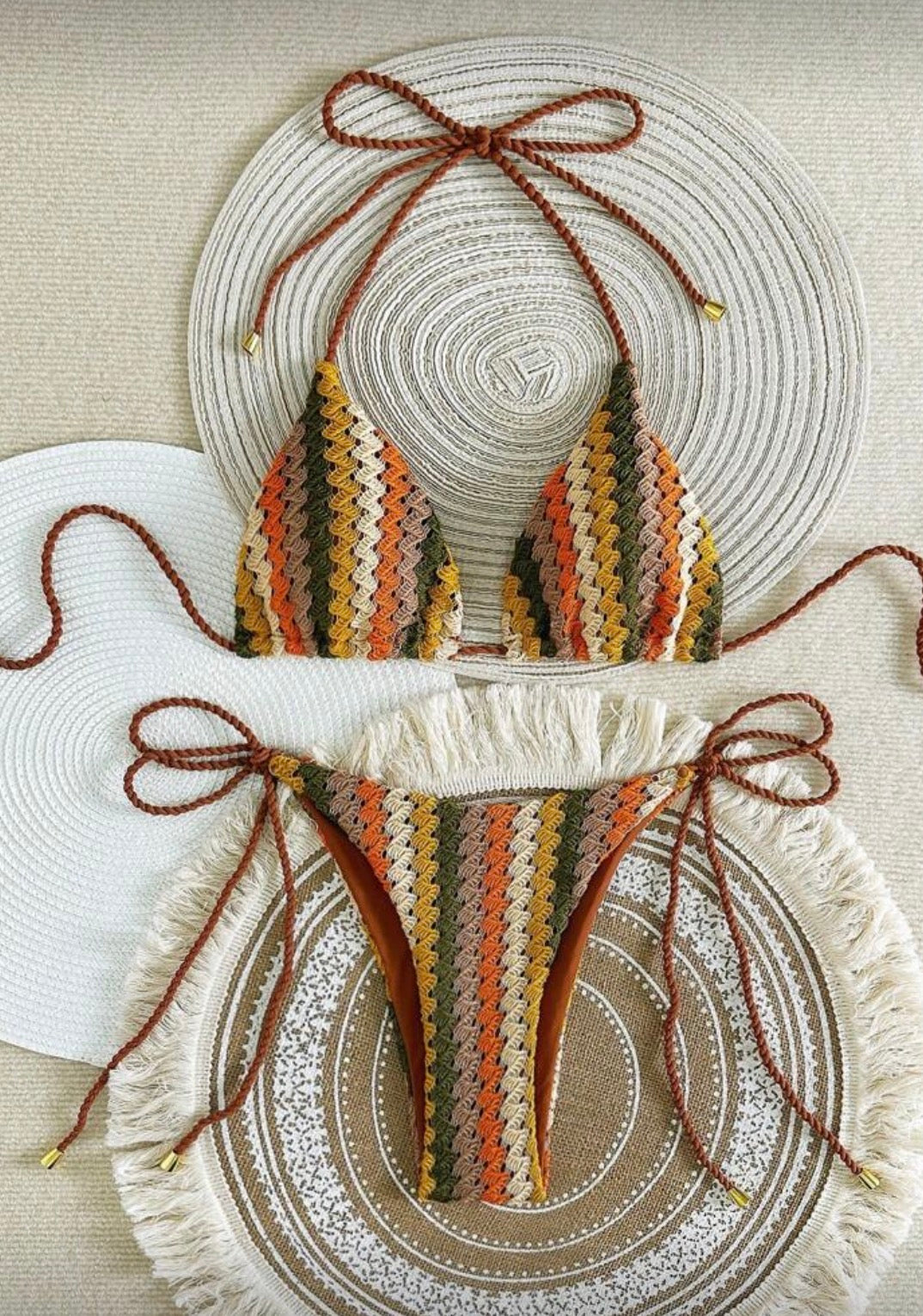 Fato de banho multicolor