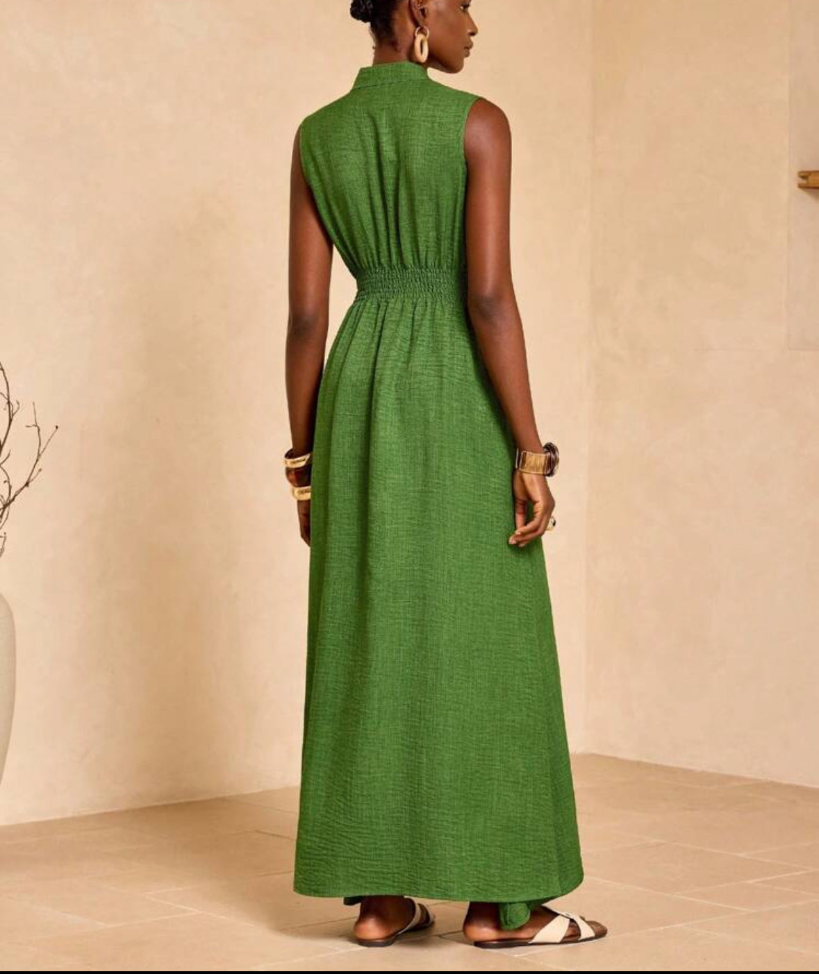 Vestido ocasional verde