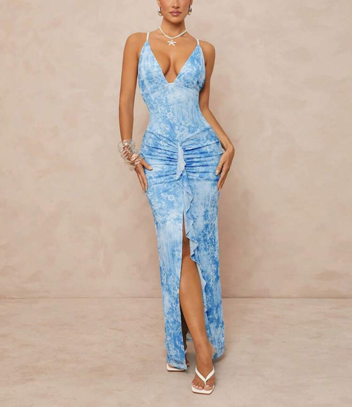Vestido Lumax azul