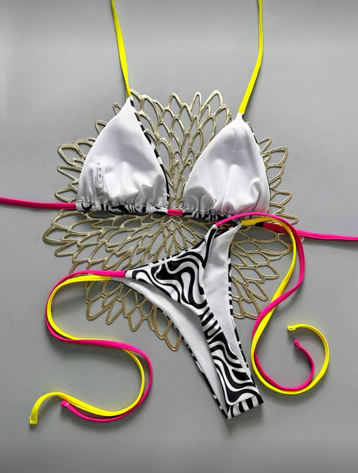 Fato de banho multicolorido