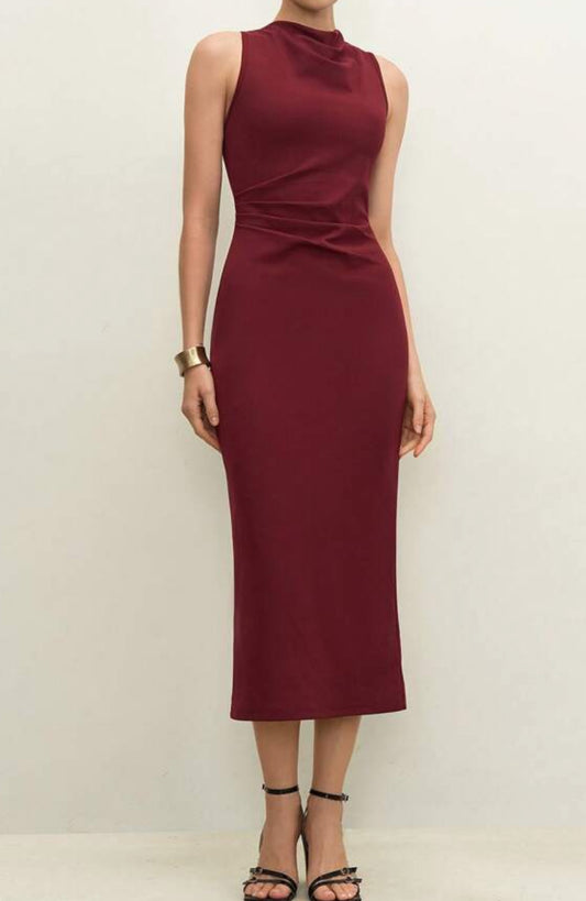 Vestido cor de vinho