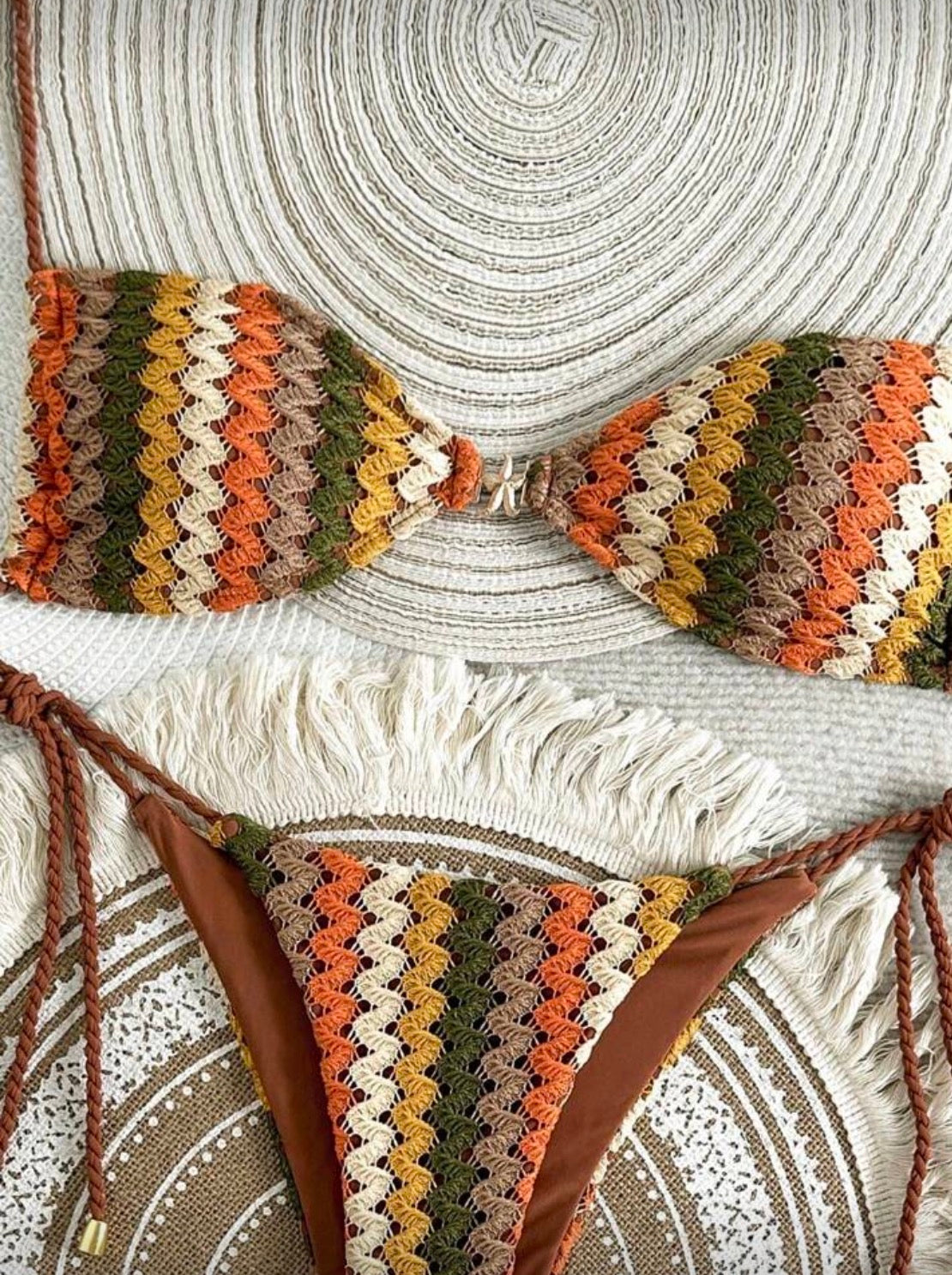 Fato de banho multicolor