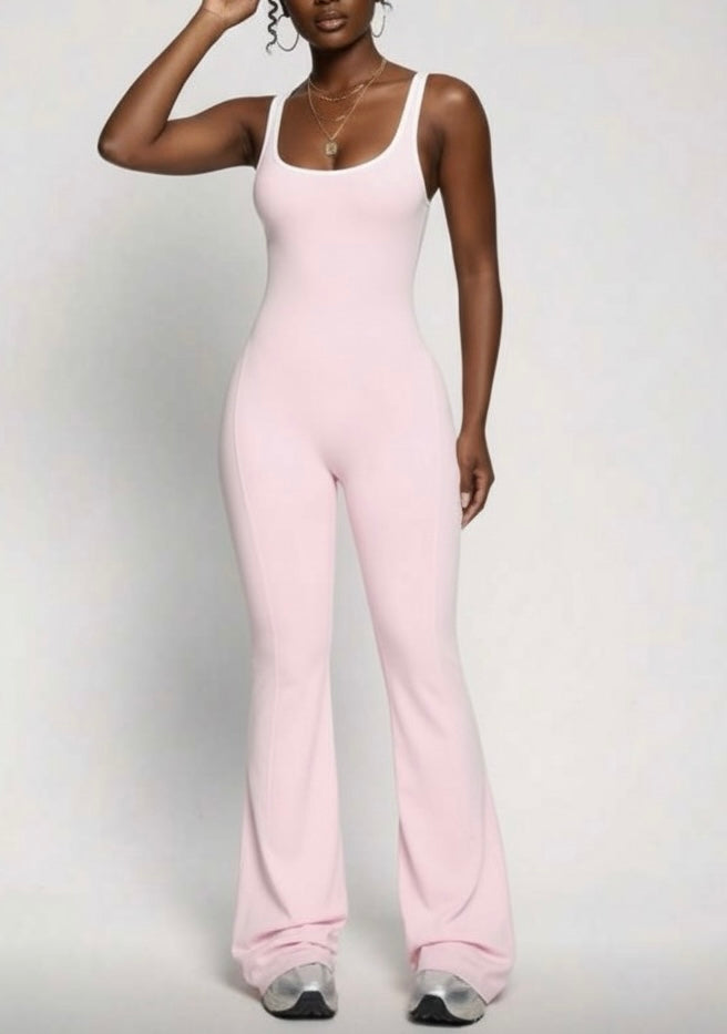 Macacão desportivo rosa