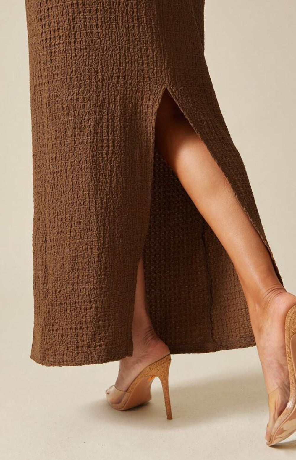Vestido castanho