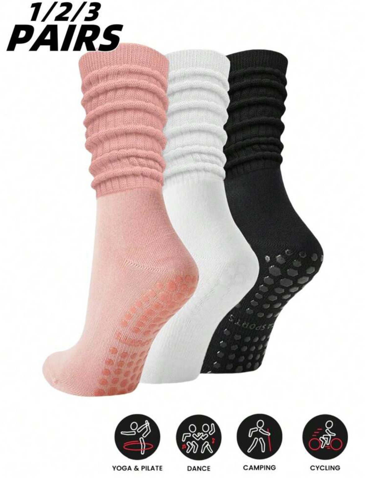 Pack de 3 pares de meias brancas