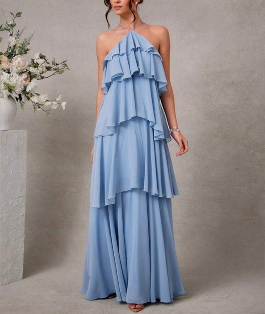 Vestido elegante azul