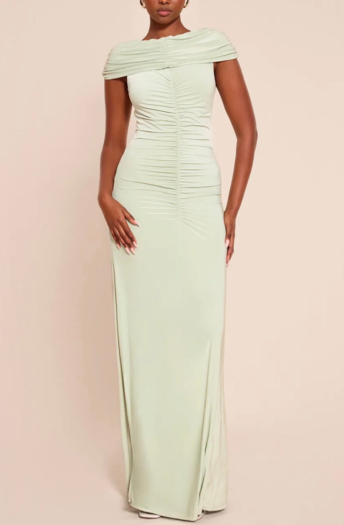 Vestido verde elegante