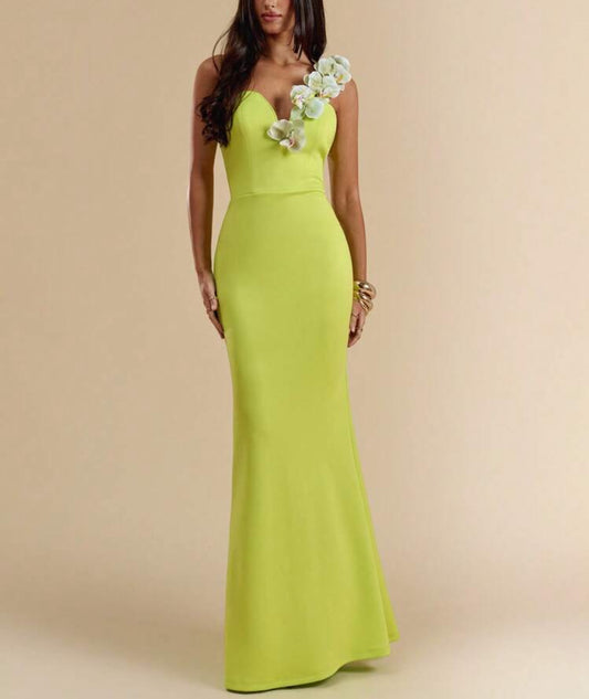 Vestido elegante verde